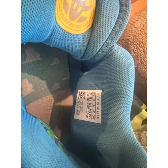 ADIDAS and D.O.M. #2 TOYSTORY WOODY SNEAKERS SIZE 6 - Picture 8 of 9